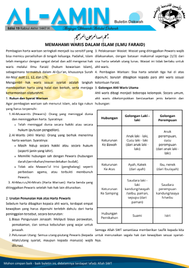 Buletin Edisi 20 November 2025